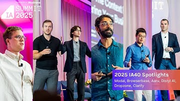 2025 IA40 Winner Spotlights | Modal, Browserbase, Aaru, Distyl, Dropzone, Clarify