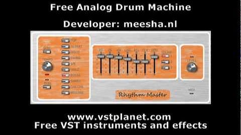 Rhythm Master - Free analog drum machine - vstplanet.com