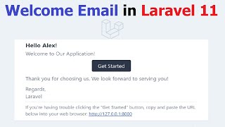 Sending a Welcome Email in Laravel 11