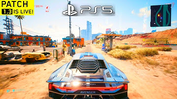 CYBERPUNK 2077 PATCH 1.3 UPDATE - PS5 Gameplay Performance & Graphics (Free Roam Night City) #21