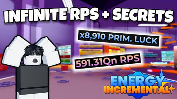 INFINITE RPS + SECRETS (PRIMORDIALS) | [🎃HALLOWEEN] Energy Incremental