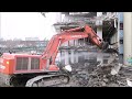 Hitachi 870 LCR  #1 Demolition site  (by Ernst, time lapse)