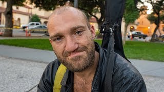 San Jose Homeless Man on the Streets since 9 Years Old. He's Now 29