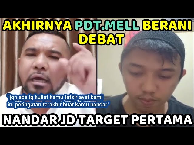 Akhirnya Pendeta Mell Atock Berani Turun Debat..Nandar Jadi Korban Pertama Keganasan Pdt.Mell class=