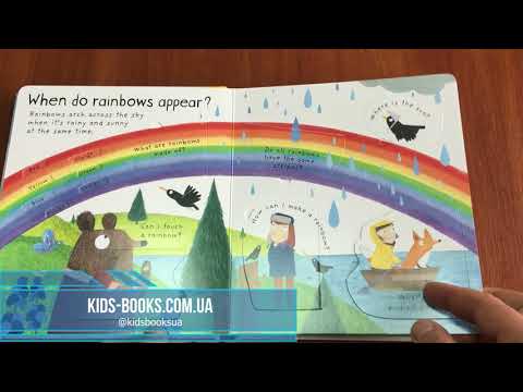 Kids-Books: Детская книга Usborne Lift-the-Flap First Questions and Answers What Makes it Rain?