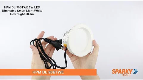 HPM DLI90BTWE | 7W LED Dimmable Smart Light White Downlight 680lm