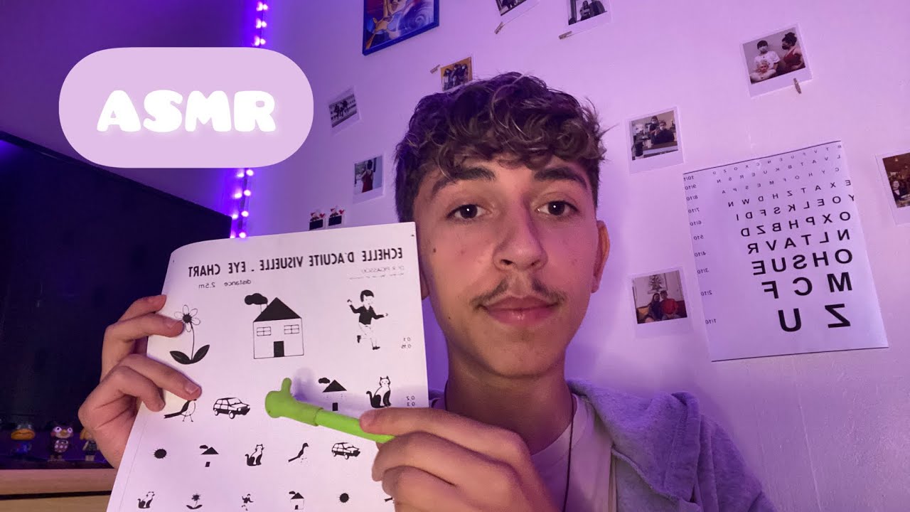 ASMR • Roleplay Ophtalmologue 👀 (test de la vue)