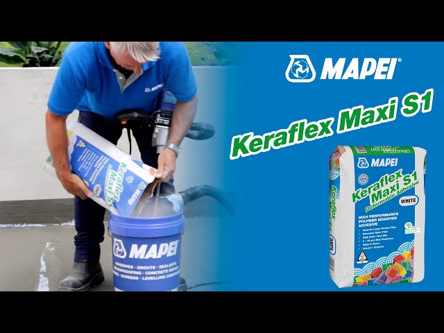 MAPEI | Landscaping System | Keraflex Maxi S1 Tutorial class=