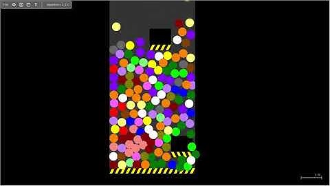 Shutter Crush 1 | Marble Race in Algodoo