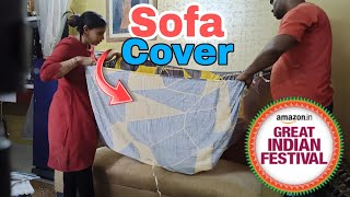 पुराने SOFA हुआ नया Only Rs 1199🤑| Hokipo Elastic Sofa Cover (Review) from Amazon
