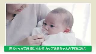 カップでの授乳方法