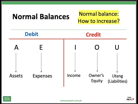 materia assignment #3 accounting equation normal balances