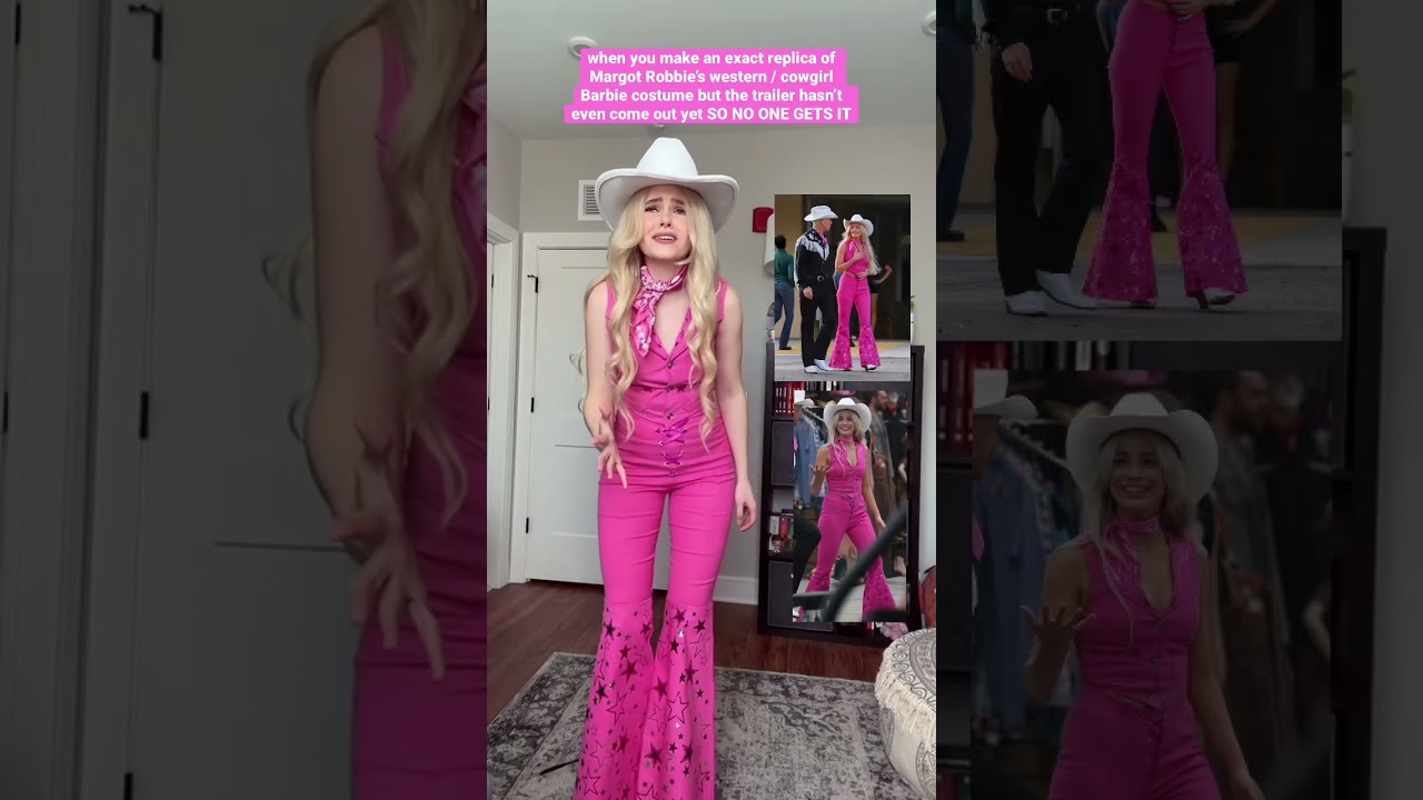 Please my Margot Robbie Barbie costume is exact #barbie #barbiethemovie #margotrobbie