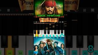 jack sparrow song ( Easy Piano Tune ) Pirates Of The Caribbean