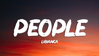 Libianca - People (Lyrics) Sped up Resimi