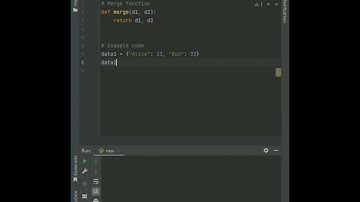 Merge two python dictionaries #python #pythonprogramming #pythontutorial #python3 #shorts #short