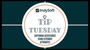 Tip Tuesday - Capturing Accessories Using System-Wide Extended Attributes
