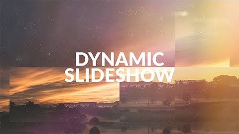 Dynamic Slideshow | After Effects Template | Video Displays