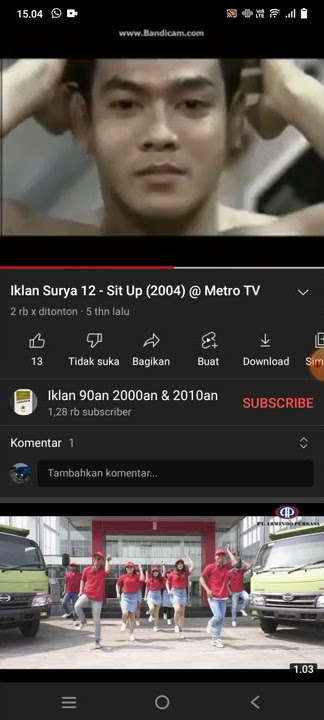 Iklan surya 12 Sit Up (2016-2017)