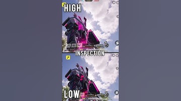 Very high vs low graphics in #codm #codmobile