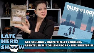 Der Schlund: Edle Requisiten für den Cthulhu-Abend + Tales From the Loop Brettspiel