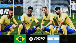 FC 24 - Brazil Vs Argentina | Superclásico de las Américas | Full Match 4K
