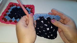I crochet a napkin