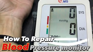 How to repair blood pressure monitor Can not be measured