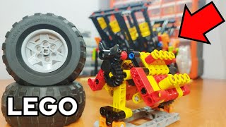 Lego Technic V8 Engine Evolution