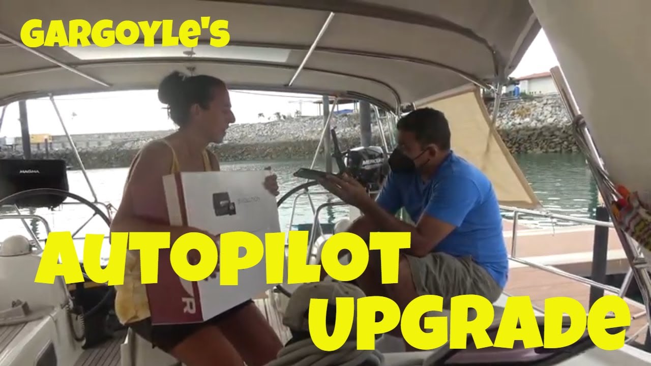 Autopilot upgrade on our sailboat Ep. 81