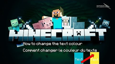 Toturial - How to change text colour in Minecraft PE