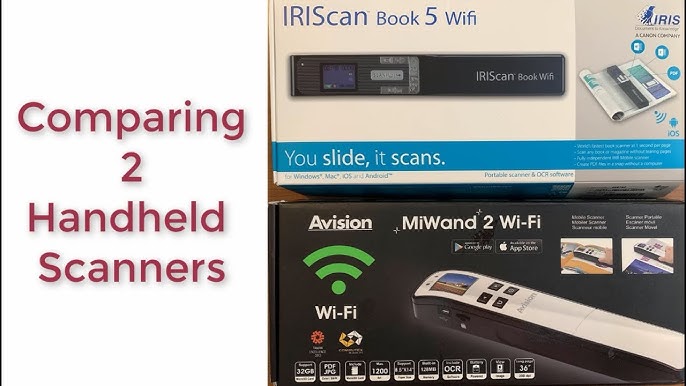 I.R.I.S. IRIScan Book 5 Scanner portable 1200 x 1200 DPI A4 Blanc