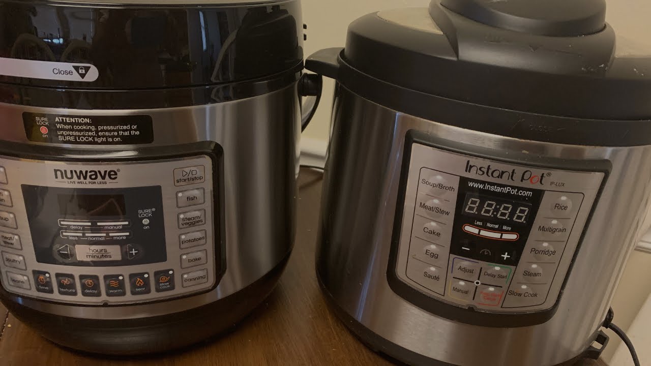 Instant Pot vs. Nu-wave pressure cooker: Product Review 