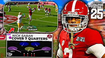 Run MOST Advanced LOCKDOWN Defense In College Football 25 (Cover 4 Quarters Breakdown) thumbnail