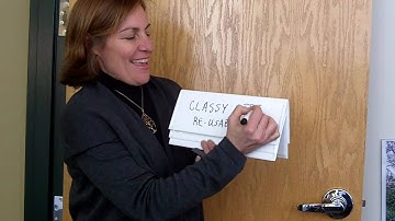 Classy Re-usable Name Tent Cards