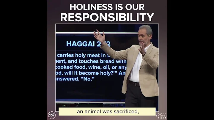 Holiness Is Our Responsibility - Ricky Sarthou - First Things First Snippets