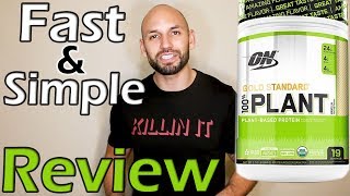 Optimum Nutrition: Gold Standard 100% Plant Based Protein Supplement Review