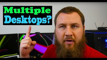 How to use the Multiple Desktop Feature in Windows 10 OS