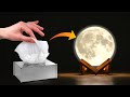 DIY Moon Lamp | Tissue Paper Craft Idea | Crafts Junction