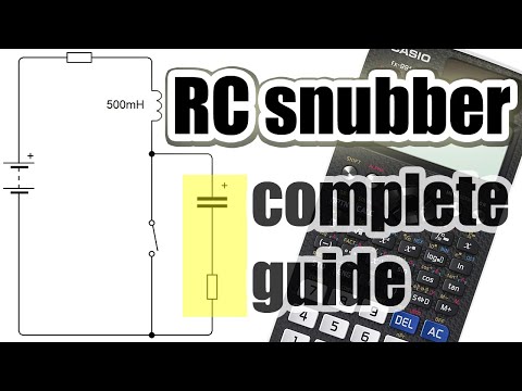 RC snubber circuit design and calculations for inductive loads