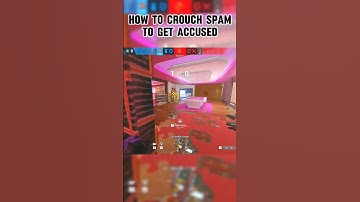how to crouch spam #rainbowsixsiege #rainbowsixsiegechampiongameplay