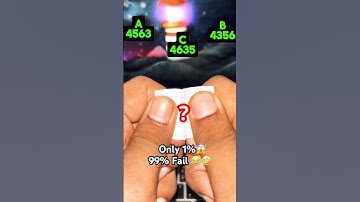 Only Geniuses Can Solve This Puzzle in 5 Seconds! 🤯 #shorts