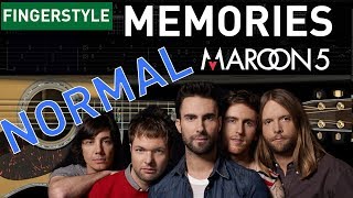 Normal | Maroon 5 - Memories (Fingerstyle TAB)