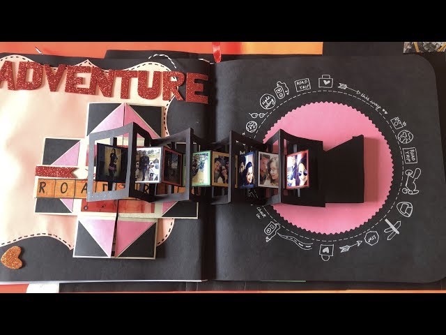 1 YEAR ANNIVERSARY SCRAPBOOK FOR MY BF! scrapbook with me, page ideas,  layouts and how i scrapbook! 