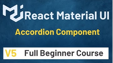 How To Use Material UI Accordion Component In React Tutorial #16 | Material UI V5