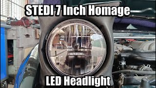 STEDI 7 Inch Homage LED Headlight Unbox, Install and Overview