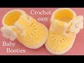 Zapatito a Crochet para bebe entrecruzado con botones de flores en 3D tejido tallermanualperu