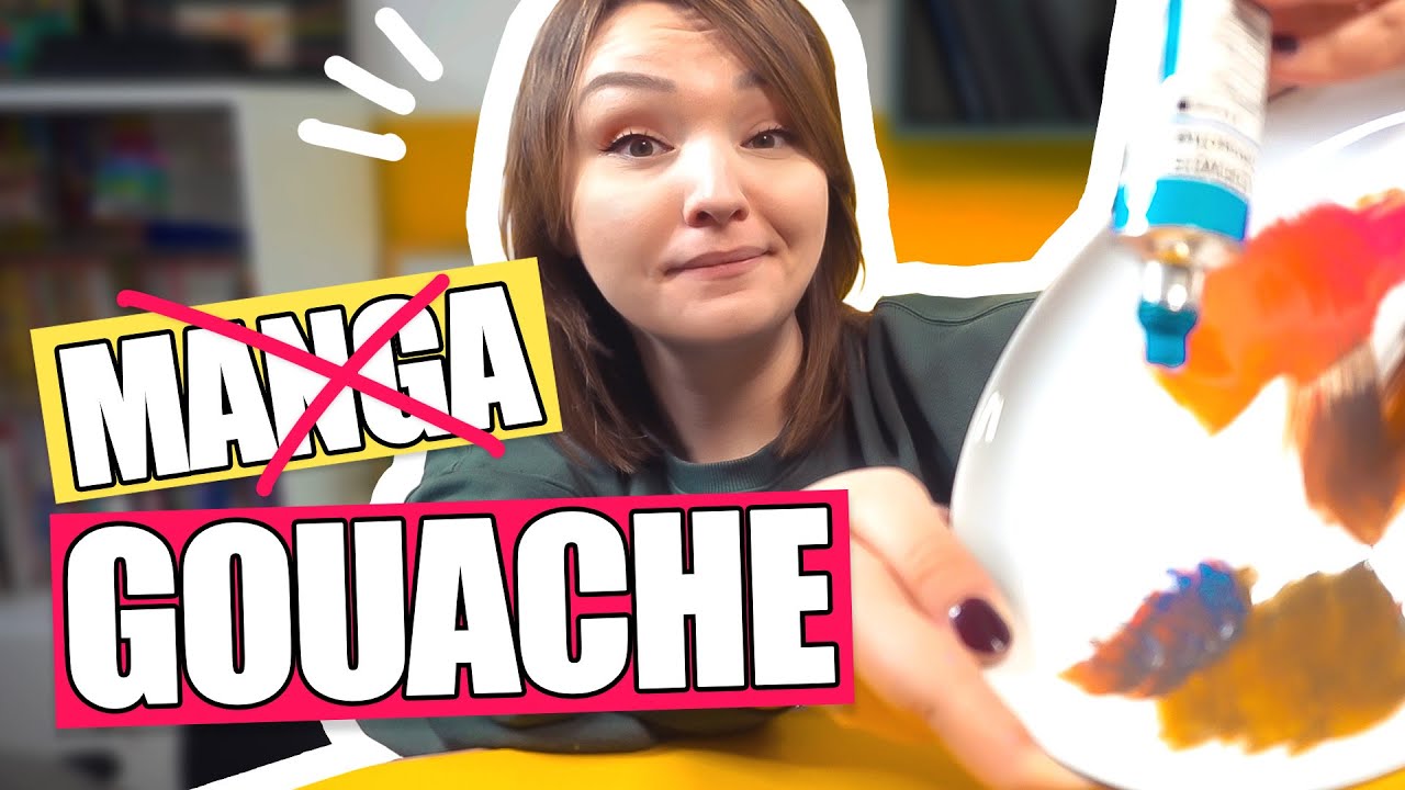 Zum ERSTEN MAL Gouache 😳 - MANGA ZEICHNERIN testet