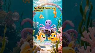 🐠 Two Goldfish Escape to the Ocean! 🌊 Fun Kids Song | Sea Animals Adventure | DodieTunes