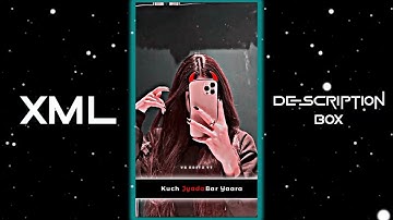 "Kuch jyada bar yaara"song Xml❤️||New trend xml✨||Trend song Xml 🥵@VSeditzyt